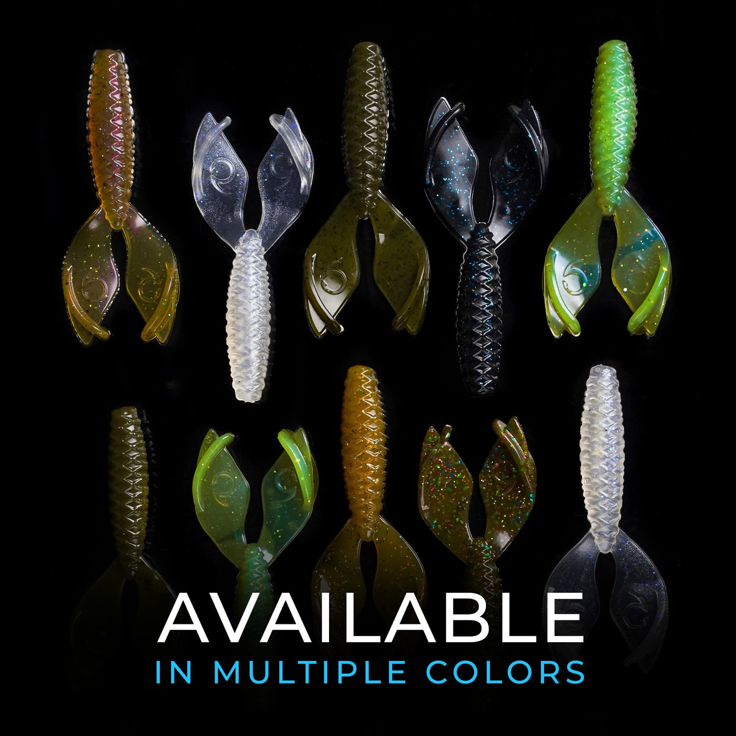 6th Sense - Bongo 3.7 - Soft Plastics Jig Trailer/Creature Bait - Bass Fishing (6 per Pack)