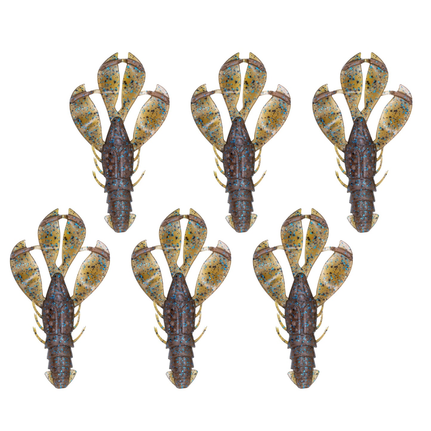 6th Sense – Congo Craw 3.8" – Creature Bait – Bass Fishing – Customizable Appendages (5 per Pack) Made in The USA