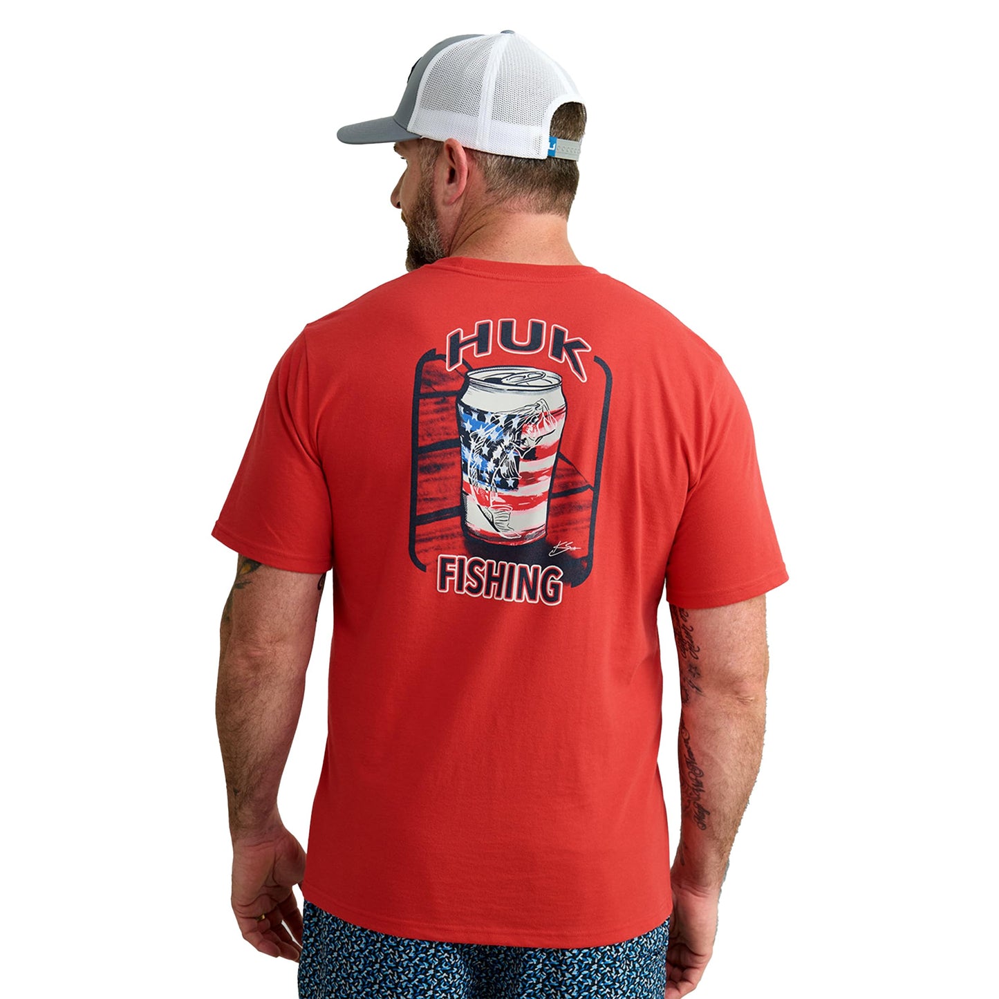 HUK - Men's Short Sleeve Performance Tee, Fishing T-Shirt for Men