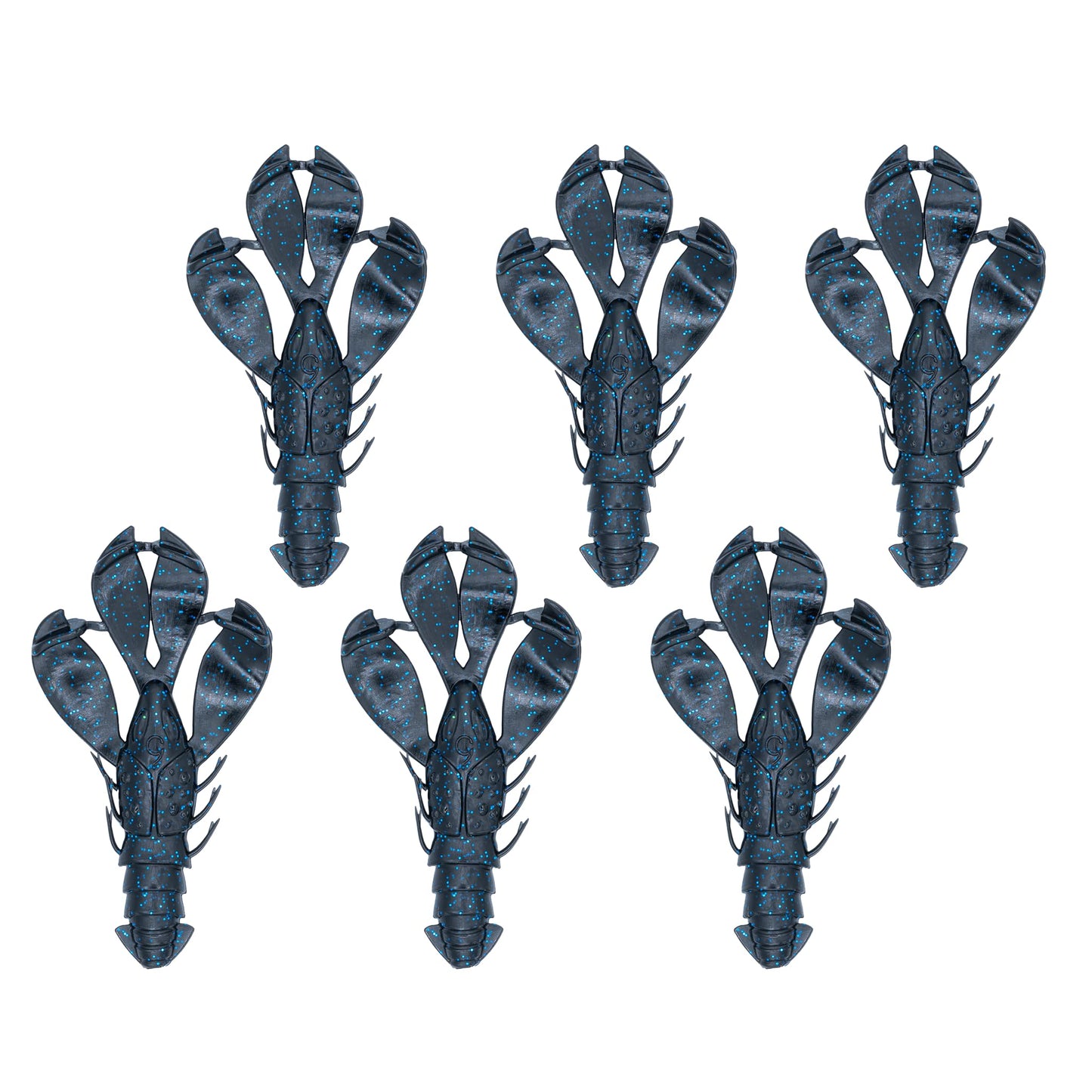6th Sense – Congo Craw 3.8" – Creature Bait – Bass Fishing – Customizable Appendages (5 per Pack) Made in The USA