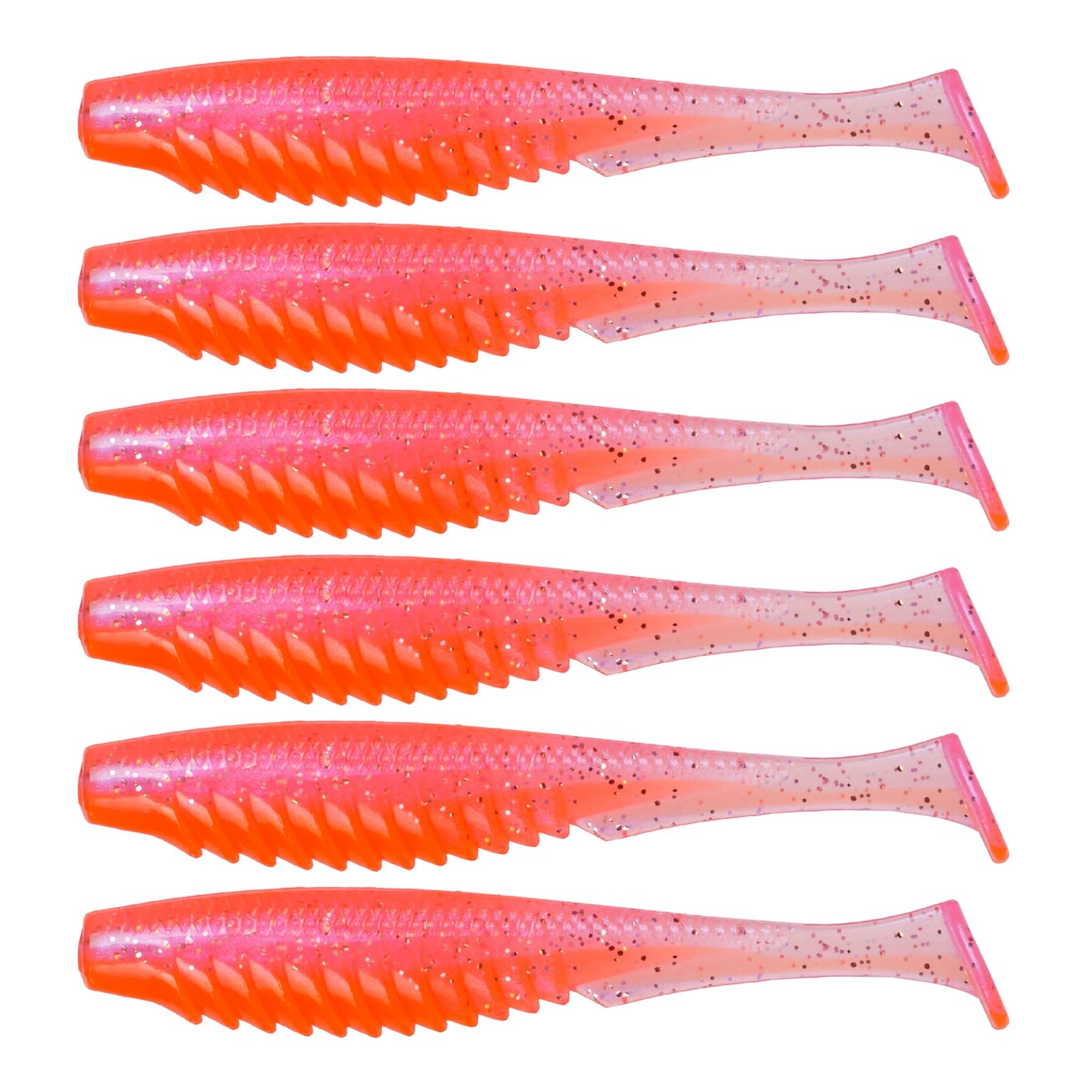 6th Sense – Party Paddle 4.3" – Saltwater Swimbait – Inshore Fishing – Redfish/Trout/Snook – Paddle Tail Soft Plastic