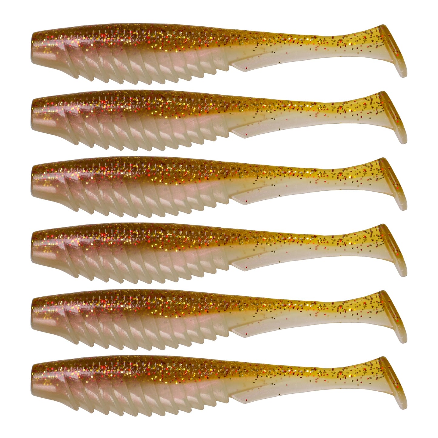 6th Sense – Party Paddle 4.3" – Saltwater Swimbait – Inshore Fishing – Redfish/Trout/Snook – Paddle Tail Soft Plastic