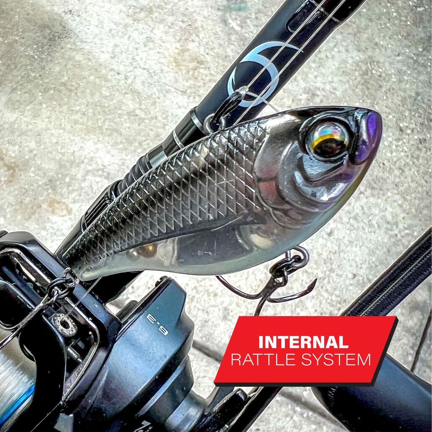 6th Sense Duke Lipless Crankbait – 55mm & 65mm Sizes – Tight Vibration, Loud Rattle for Bass Fishing – Finesse & Power Options