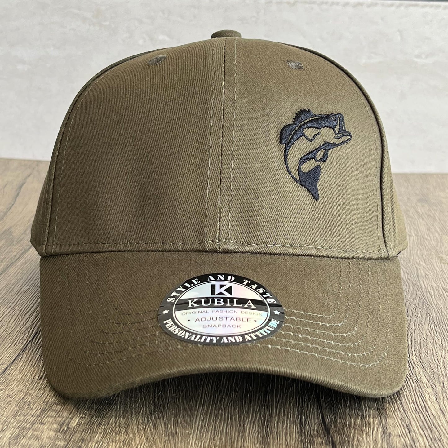 Bass Fish Hats for Men Women - Fly Fishing Gifts Dad Hat Baseball Caps