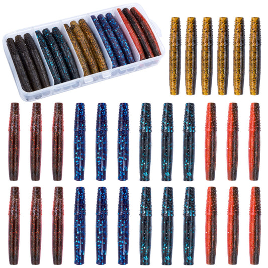 Finesse Ned Worms, TRD Baits Soft Plastic Fishing Lures