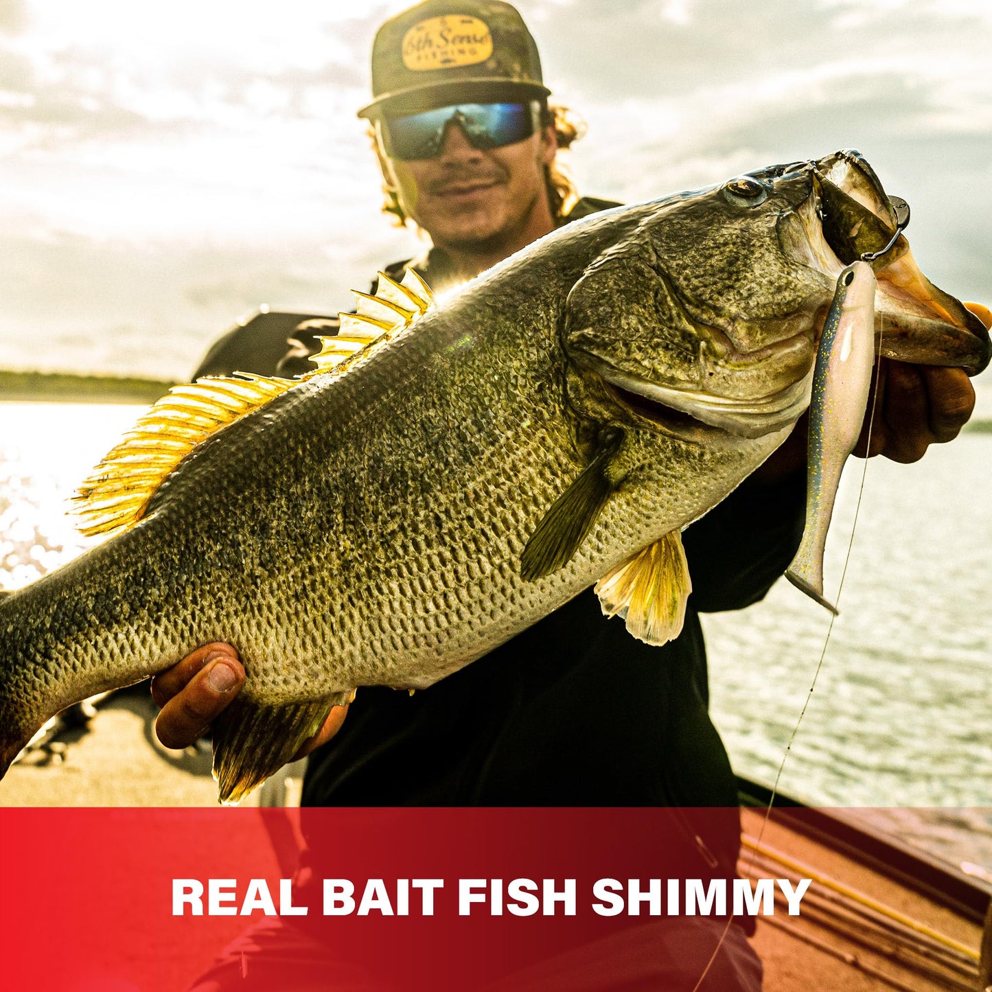 6th Sense – Whale Swimbait – Soft Paddle Tail Swimbait – Bass Fishing – Keel Belly Stabilizing Fins – Big Profile Tail Thump