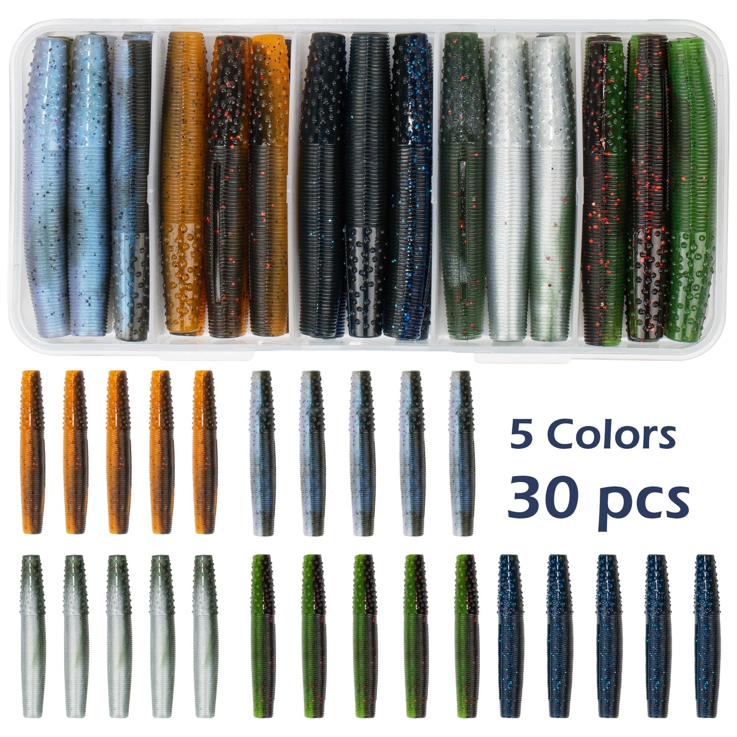 Finesse Ned Worms, TRD Baits Soft Plastic Fishing Lures