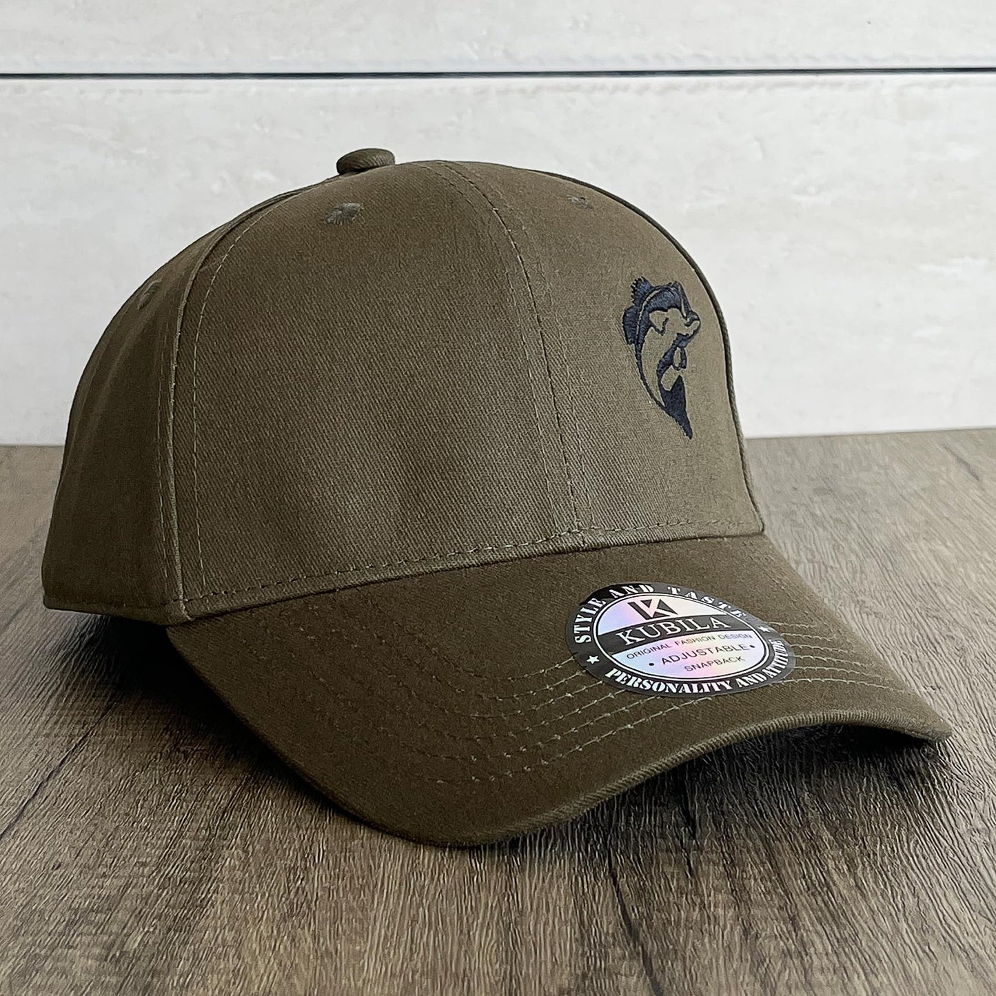Bass Fish Hats for Men Women - Fly Fishing Gifts Dad Hat Baseball Caps